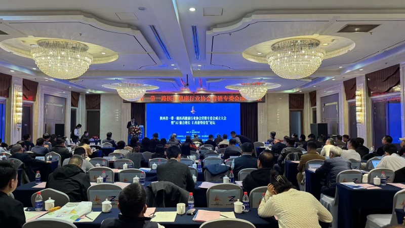 吳秦董事長(zhǎng)及公司領(lǐng)導(dǎo)參加省一帶一路醫(yī)藥健康行業(yè)協(xié)會(huì)營(yíng)銷(xiāo)專(zhuān)委會(huì)成立大會(huì)